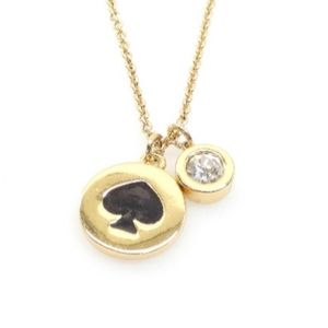 Kate Spade "Spot the Spade" Necklace